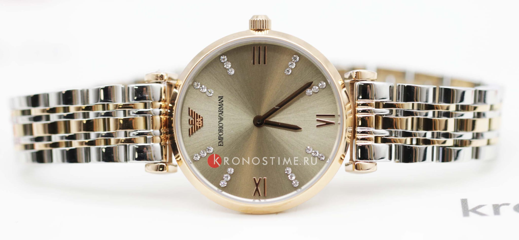 Emporio Armani Emporio Armani Gianni-T-Bar AR1840 , наручные женские часы фото под углом